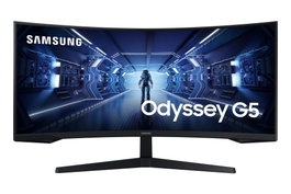 Samsung Odyssey G5 C34G55TWWP 34 pouces Ultra WQHD incurvé 165 Hz VA