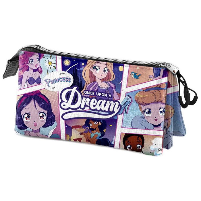 Karactermania Trousse Quatre-Tout Triple Disney Princess Comic