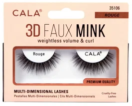 CALA PESTANAS POSTIZAS 3D FAUX ROUGE