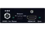 MUXLAB Extracteur Audio HDMI 4K/60, Sorties HDMI Optique Minijack, Alimentation Externe