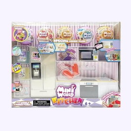 BIZAK Mini World Playset Cuisine avec 5 accessoires et 5 boules