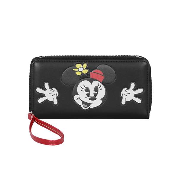Karactermania - Portefeuille Minnie Mouse avec 12 compartiments pour cartes, 2 pour billets, monnaie, 10 x 19 x 2 cm, PVC