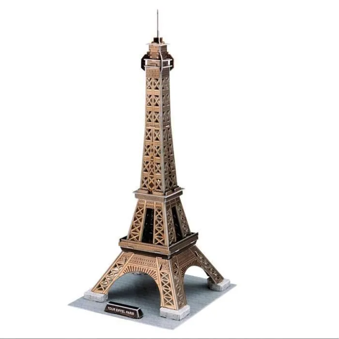 Explora Puzzle 3D Tour Eiffel Jeu de construction 39 pièces pour enfant dès 5 ans Maquette à assembler sans colle