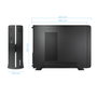 Tooq Boîtier Ordinateur Bureau MicroATX Slim avec Alimentation SFX 500W USB 3.0 Noir