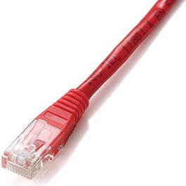 Equip Cable Réseau Cat6 U/UTP RJ45 Mâle-Mâle 26 AWG Blindé Or - Red