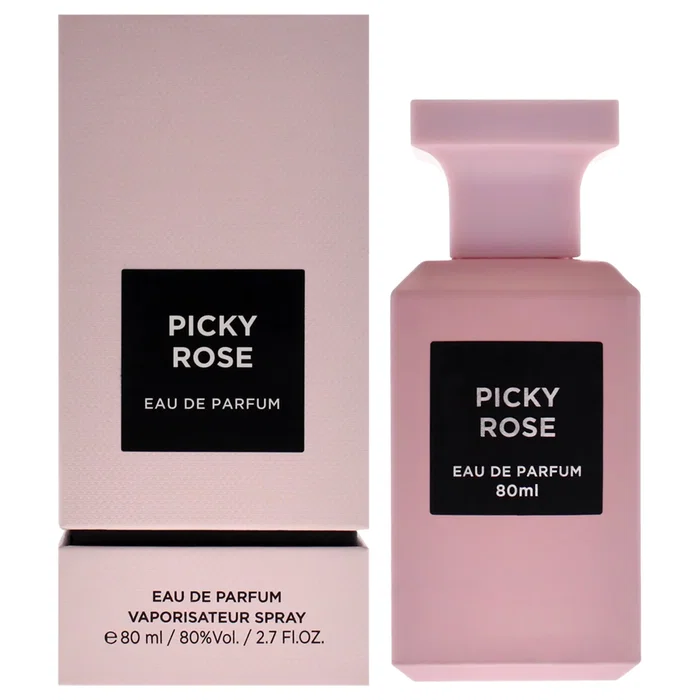 Fragrance World Picky Rose Eau de Parfum pour femmes 80 ml Fragrance World Picky Rose Eau de Parfum pour femmes 80 ml