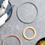 Day Lot de 4 dessous de plat en silicone de différentes tailles