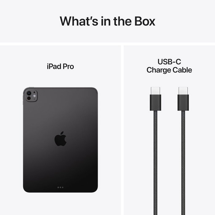 Apple iPad Pro 11 pouces M5, 12 Go RAM, 512 Go, Wi-Fi, Noir sidéral