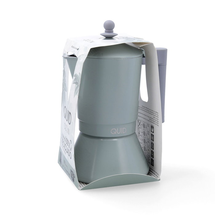 Quid Cafetière Italienne Ozon Vert Métal 9 Tasses