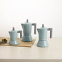 Quid Cafetière Italienne Ozon Vert Métal 9 Tasses