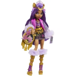 Monster High Poupée Clawdeen Wolf HXH80 avec tenue pour Monster Fest - Poupée articulée pour fille