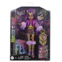 Monster High Poupée Clawdeen Wolf HXH80 avec tenue pour Monster Fest - Poupée articulée pour fille