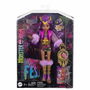 Monster High Poupée Clawdeen Wolf Monster Fest HXH80 Tenue Bling-Bling Fille Loup-Garou Accessoires Monstrueusement Cool