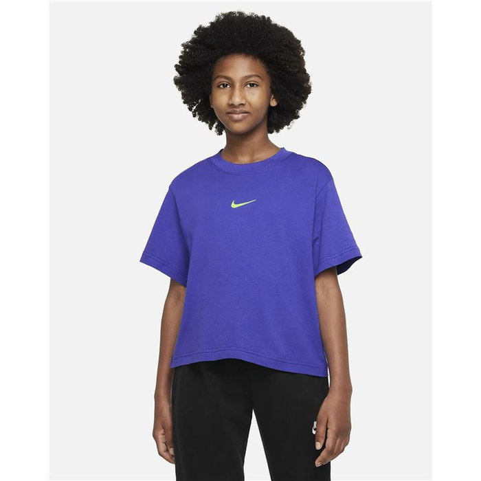 T shirt à manches courtes Enfant Nike Bleu L