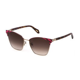 Just Cavalli SJC093-580492 Lunettes de soleil Femme Doré/Marron