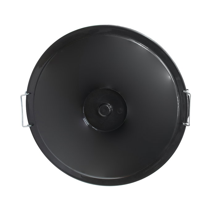 WOLFPACK LINEA PROFESIONAL Poubelle de rue en plastique noire 50L WOLFPACK LINEA PROFESIONAL Poubelle de rue en plastique noire 50L