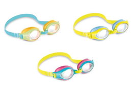 Intex - Lunettes de natation Junior 3-8 ans - Plastique - Modèles assortis au hasard