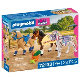 Playmobil Collection de trois chevaux - I Love Horses