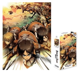 Plastoy L'Attaque des Titans : puzzle 1000 pièces