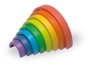 Cayro Rainbow Jouet d'éveil en bois pour enfants de 18 mois à 1 an 6 langues espagnol anglais français italien portugais allemand