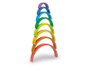 Cayro Rainbow Jouet d'éveil en bois pour enfants de 18 mois à 1 an 6 langues espagnol anglais français italien portugais allemand