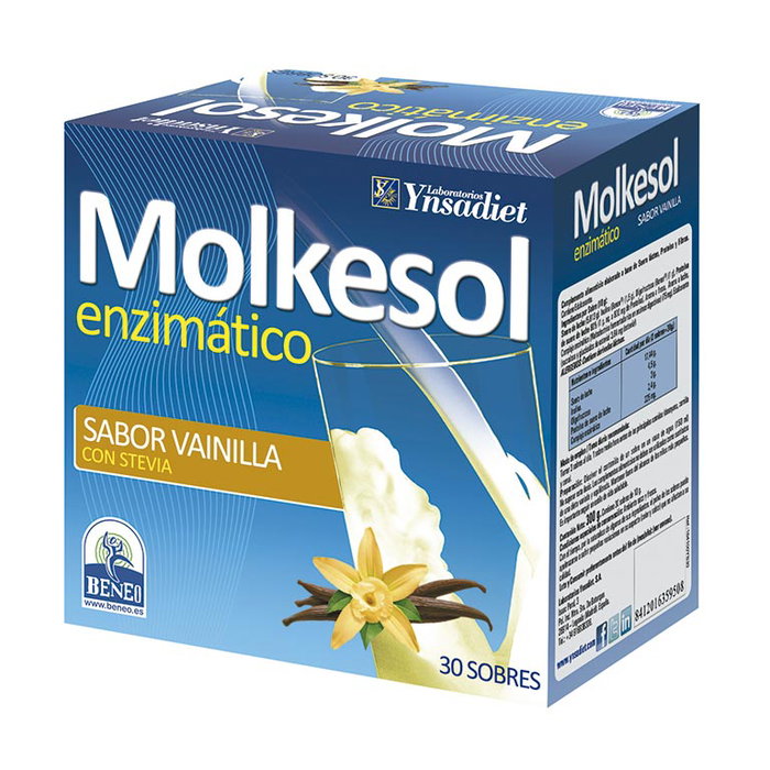 YNSADIET MOLKESOL enzymatique vanille 30 sachets YNSADIET MOLKESOL enzymatique vanille 30 sachets