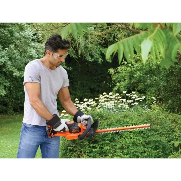 Black+Decker Taille-haie sans fil Lithium 18V 2 Ah 50 cm GTC18502PC-QW
