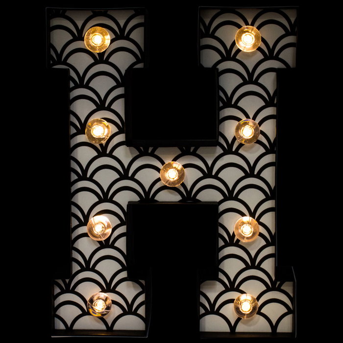 The Concept Factory Lettre Lumineuse 25 cm H