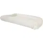 Tineo Matelas à langer - Modèle Flocons en PVC écru - 50x70 cm - Mousse moelleuse, bords rehaussés, imperméable et facile à nettoyer - Pour tables à langer universelles