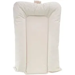 Tineo Matelas à langer - Modèle Flocons en PVC écru - 50x70 cm - Mousse moelleuse, bords rehaussés, imperméable et facile à nettoyer - Pour tables à langer universelles