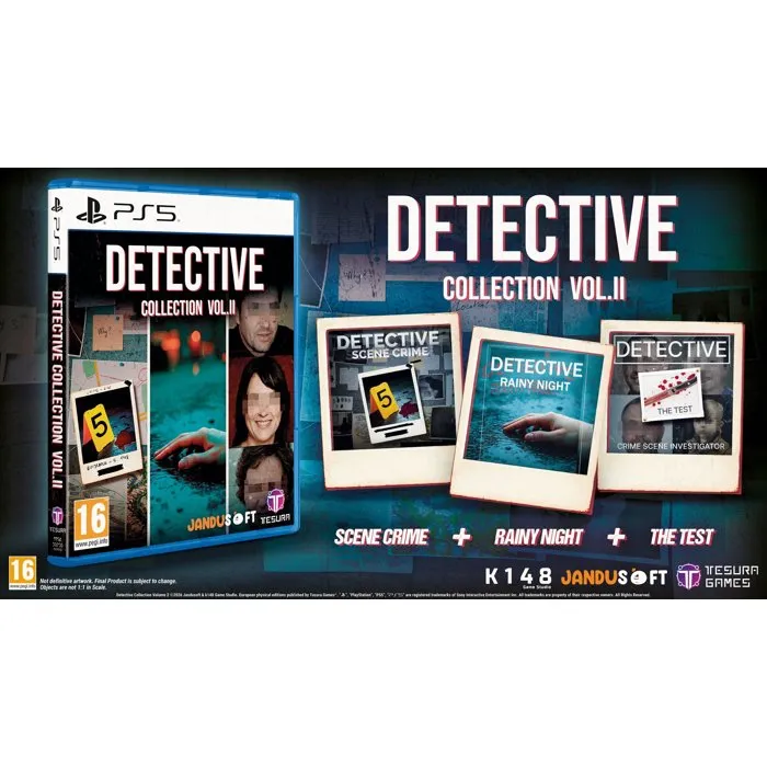 Just For Games Detective Collection Vol. 2 - Jeu de Détective et Enquêtes (Version Française) sur PlayStation 5 PS5