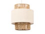 GIFTDECOR Lampara Triple Cuerda Tulipa Mediana Marron-Blanco
