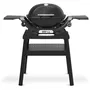 Weber Q1200N - Barbecue à gaz sur support, 1 brûleur 2.94 kW, allumage piézo, noir, surface cuisson 46x36 cm, 8 personnes