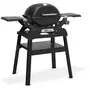 Weber Q1200N - Barbecue à gaz sur support, 1 brûleur 2.94 kW, allumage piézo, noir, surface cuisson 46x36 cm, 8 personnes