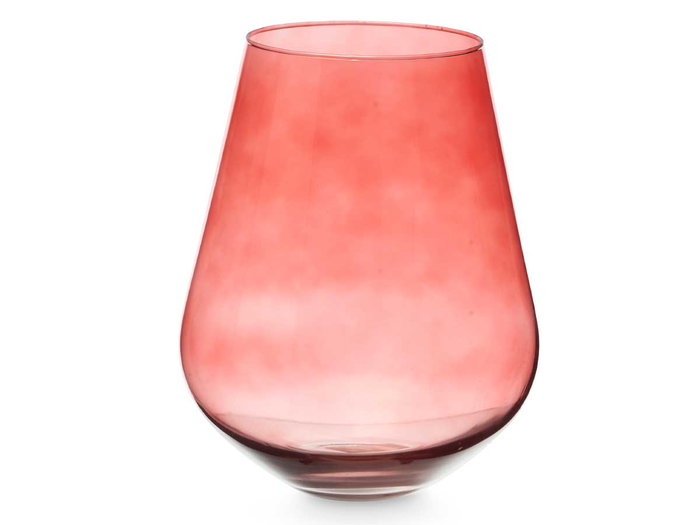 GIFTDECOR Vase en Verre Forme Verre 28cm Teja GIFTDECOR Vase en Verre Forme Verre 28cm Teja