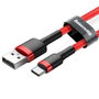 Baseus Câble USB A vers USB C Cafule Rouge 24 2 m