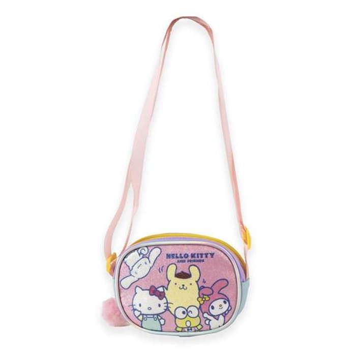 Sac à Bandoulière Hello Kitty Rose 14,5 x 10,5 x 4 cm Sac à Bandoulière Hello Kitty Rose 14,5 x 10,5 x 4 cm