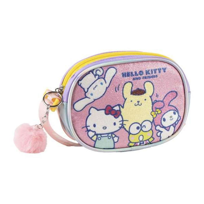 Sac à Bandoulière Hello Kitty Rose 14,5 x 10,5 x 4 cm Sac à Bandoulière Hello Kitty Rose 14,5 x 10,5 x 4 cm