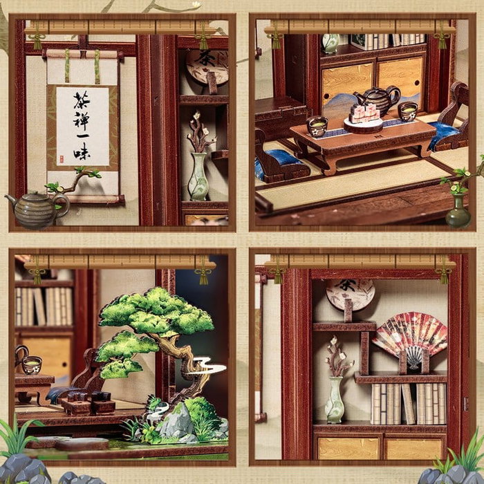 Maquette Miniature House Kirishima Cha-an 19 x 14 cm