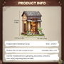 Maquette Miniature House Kirishima Cha-an 19 x 14 cm