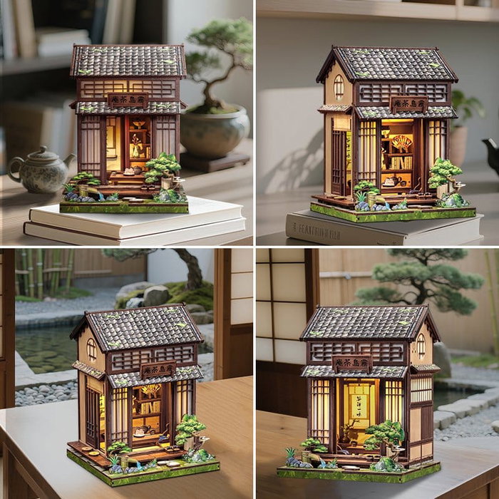 Maquette Miniature House Kirishima Cha-an 19 x 14 cm