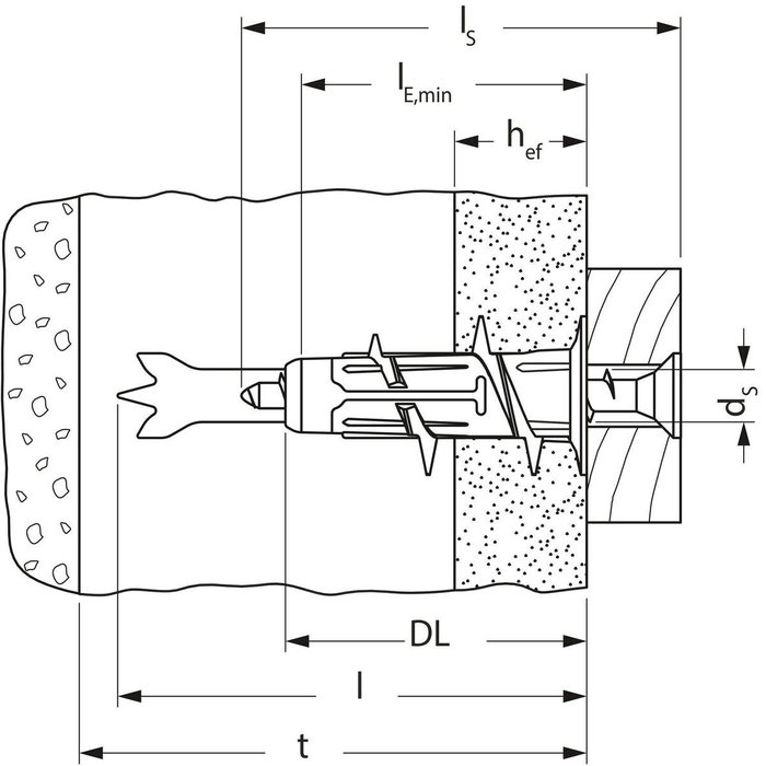 Crampons Fischer DUOBLADE 44 x 8 mm (40 Unités)