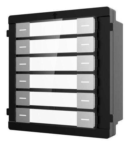 Hikvision Module Nametag pour station de porte modulaire - 12 boutons dappel, protection IP65, série Pro