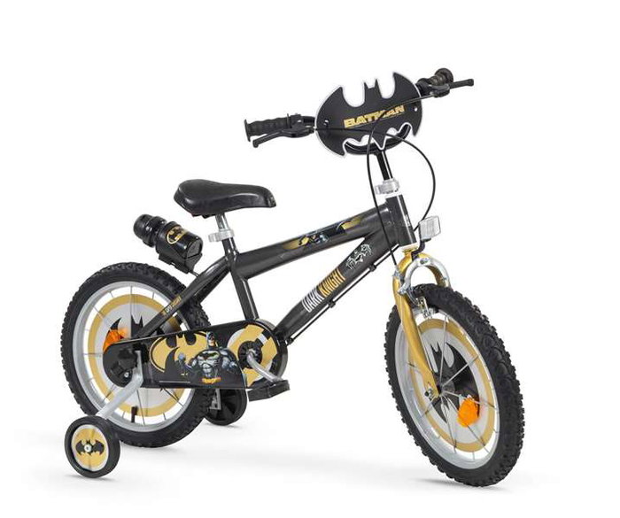 Toimsa Bicicleta Batman 16" pour enfants de 5 à 8 ans, vélo en fer 16 pouces