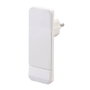 FNP CEE 7/7 Fiche plate bipolaire 16A 250V blanc avec prise de terre latérale