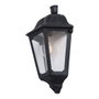 Fumagalli Iesse Applique murale LED E27 noir résine IP55 220x105x350 mm