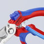 Knipex Ciseaux pour électriciens avec lame inclinée