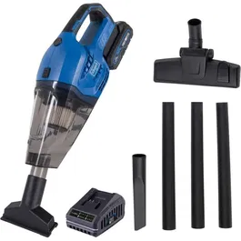 Scheppach C-HVC150-X Set S Aspirateur à main sans fil 20V IXES, 2 en 1 (aspirateur balai), technologie cyclonique, 10 kPa, 0.5 L, avec batterie 2Ah et chargeur