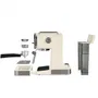 Livoo Machine à café expresso DOD174C 1350 W 15 bars avec buse vapeur inox, compatible dosettes ESE et filtres, réservoir 1,5 L amovible, couleur crème