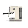Livoo Machine à café expresso DOD174C 1350 W 15 bars avec buse vapeur inox, compatible dosettes ESE et filtres, réservoir 1,5 L amovible, couleur crème